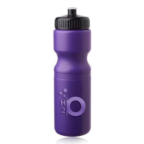 28 oz. Push Cap Plastic Water Bottle