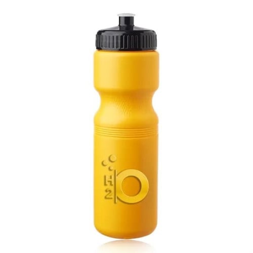 28 oz. Push Cap Plastic Water Bottle
