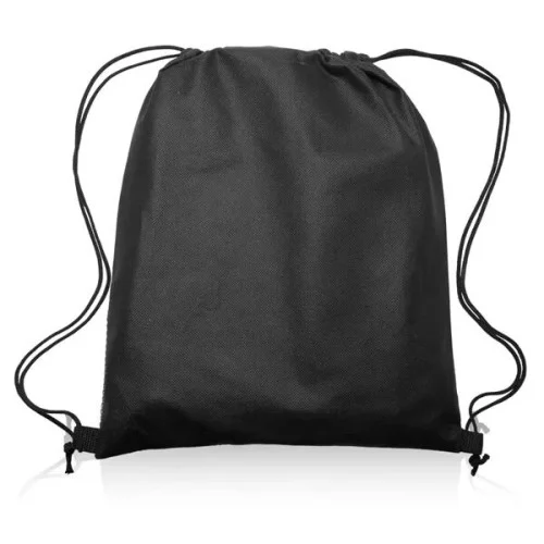 Mesh Pocket Drawstring Backpacks