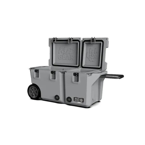 65QT Wyld Gear® USA-Made Divided Wheeled Hard Cooler (19x14)
