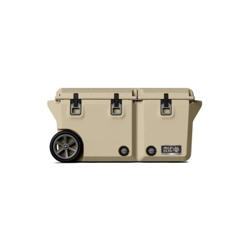 65QT Wyld Gear® USA-Made Divided Wheeled Hard Cooler (19x14)
