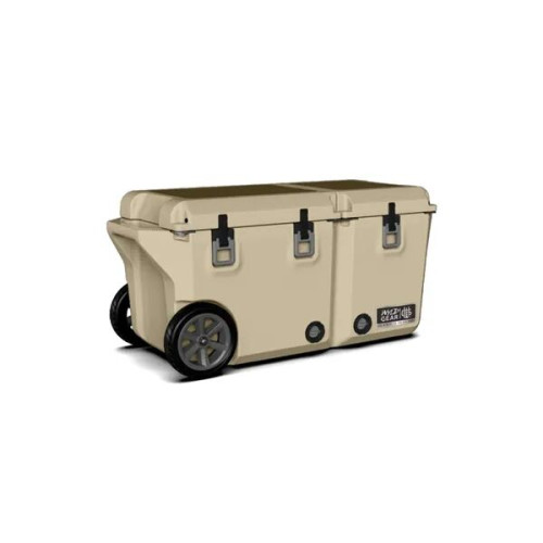 65QT Wyld Gear® USA-Made Divided Wheeled Hard Cooler (19x14)