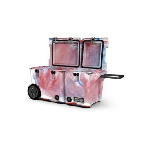 65QT Wyld Gear® USA-Made Divided Wheeled Hard Cooler (19x14)