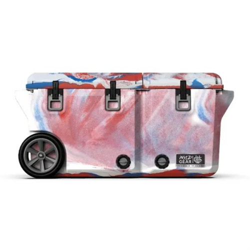 65QT Wyld Gear® USA-Made Divided Wheeled Hard Cooler (19x14)