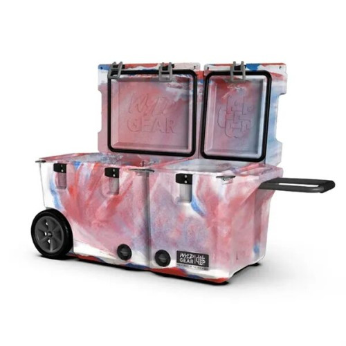 65QT Wyld Gear® USA-Made Divided Wheeled Hard Cooler (19x14)