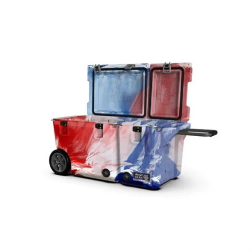 90QT Wyld Gear® USA-Made Divided Wheeled Hard Cooler (20x42)