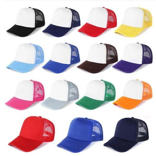 Cotton Baseball Cap With Mesh