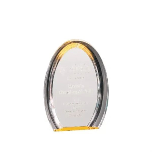 7" Radiant Halo Oval Acrylic Award