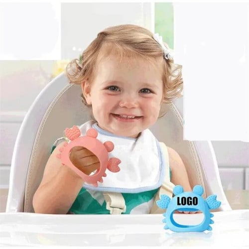 Silicone Hand Wrist Anti-Drop Baby Teether Teething Toy