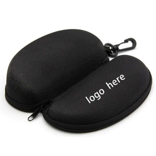 Waterproof Sunglasses Case Zipper Hard Shell Box With Clip