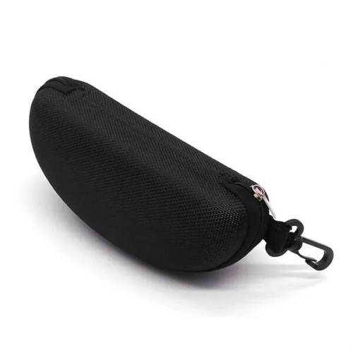 Waterproof Sunglasses Case Zipper Hard Shell Box With Clip