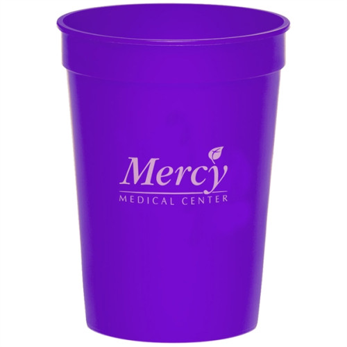 12 oz Plastic Stadium Cup