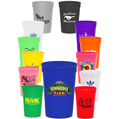 12 oz Plastic Stadium Cup