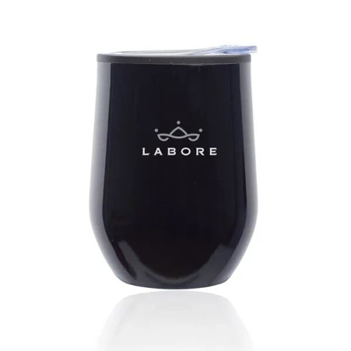 12 oz. Shelby Stemless Wine Glass with lid