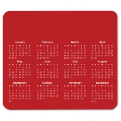 Customized Horizontal Calendar Mouse Pad