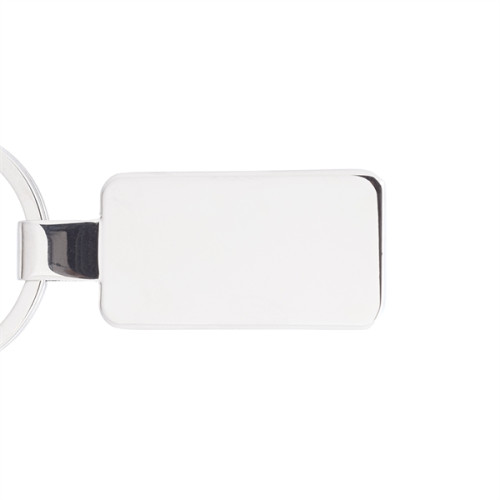 Reflection Flat Metal Keychain