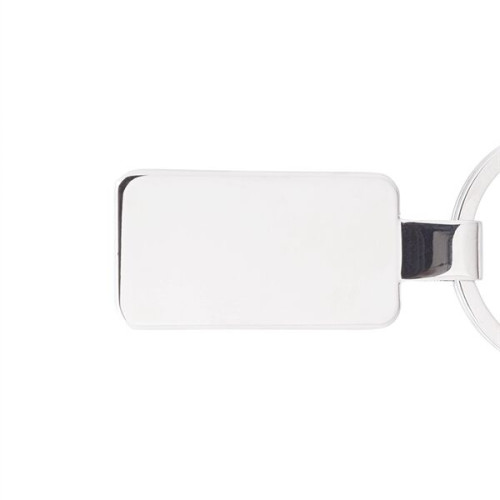Reflection Flat Metal Keychain
