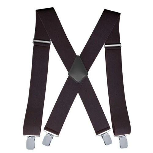 Heavy Duty Clip Adjustable X Back Suspender