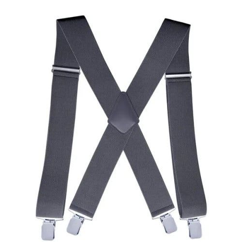 Heavy Duty Clip Adjustable X Back Suspender