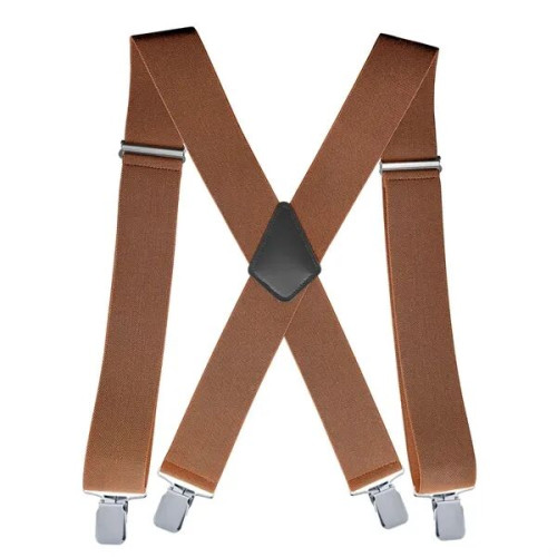 Heavy Duty Clip Adjustable X Back Suspender