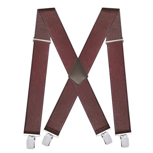 Heavy Duty Clip Adjustable X Back Suspender