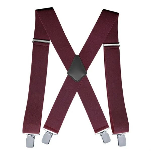Heavy Duty Clip Adjustable X Back Suspender