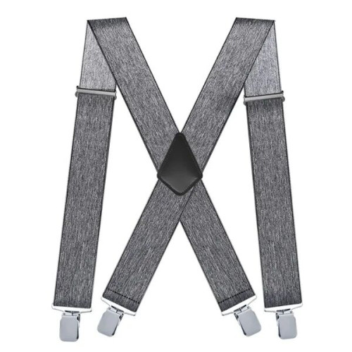 Heavy Duty Clip Adjustable X Back Suspender