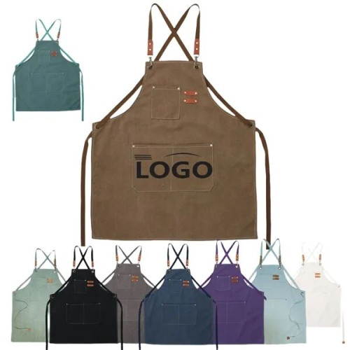 Adjustable Denim Bib Work Apron