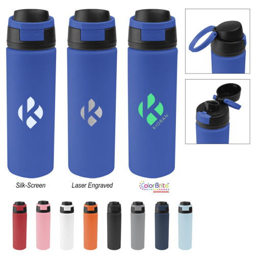 24 Oz. Pop Sip Recycled Stainless Steel Bottle