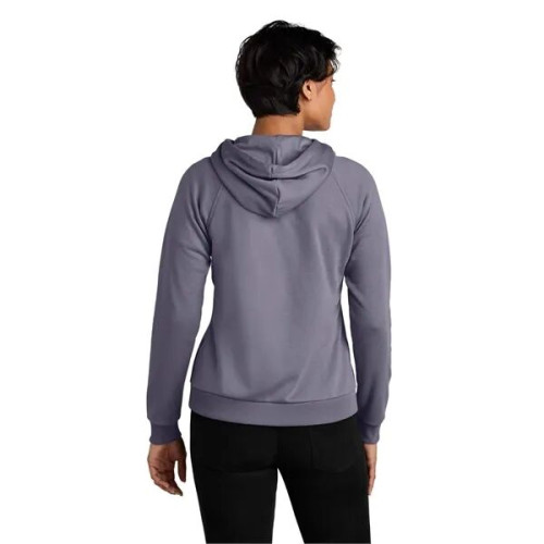 Allmade Women's Organic CVC Fleece Full-Zip Hoodie