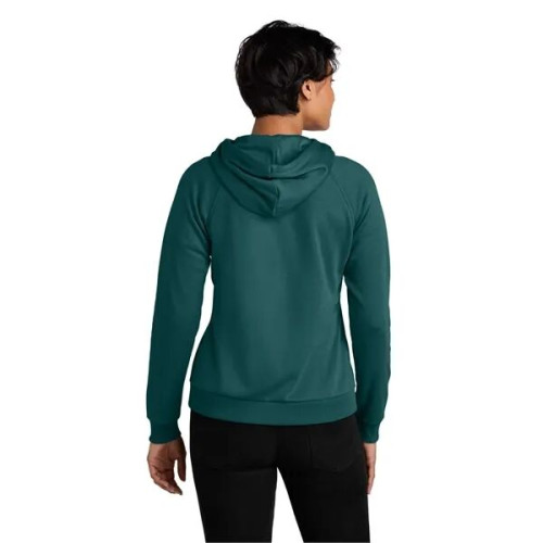 Allmade Women's Organic CVC Fleece Full-Zip Hoodie