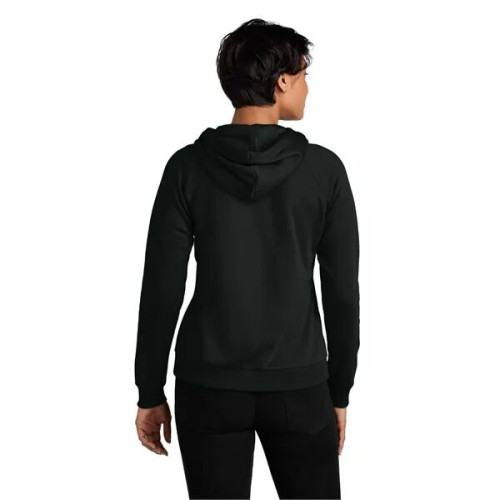 Allmade Women's Organic CVC Fleece Full-Zip Hoodie