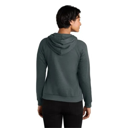 Allmade Women's Organic CVC Fleece Full-Zip Hoodie