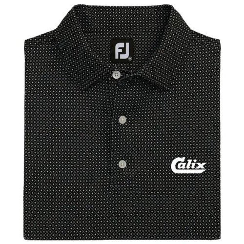 Foot Joy Dot Geo Print Lisle Shirt