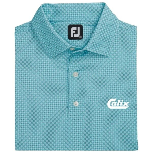Foot Joy Dot Geo Print Lisle Shirt