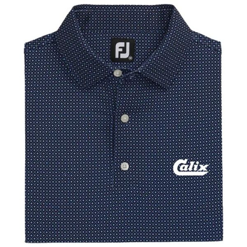 Foot Joy Dot Geo Print Lisle Shirt