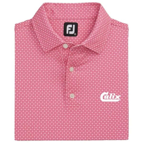 Foot Joy Dot Geo Print Lisle Shirt