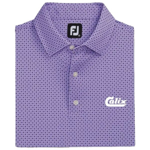 Foot Joy Dot Geo Print Lisle Shirt