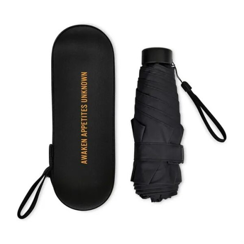 Elements 39" Recycled Manual Mini Folding Umbrella