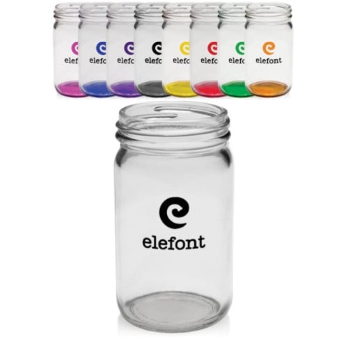 8 oz. Small Color Mason Jars