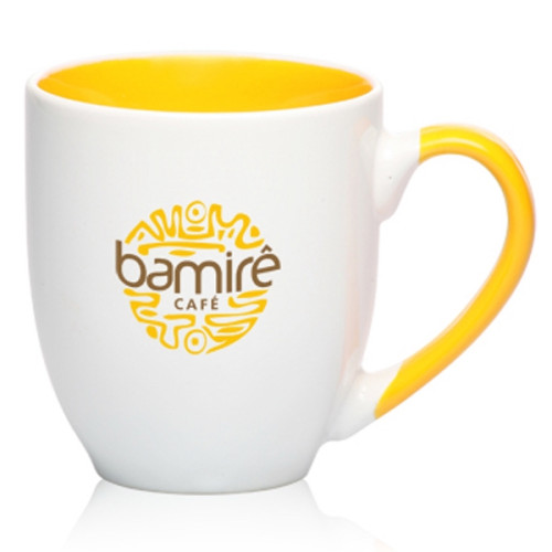 16 oz. Miami Two-Tone Personalized Bistro Mug