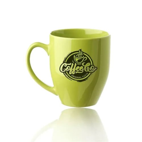 16 oz. Bistro Glossy Personalized Coffee Mugs