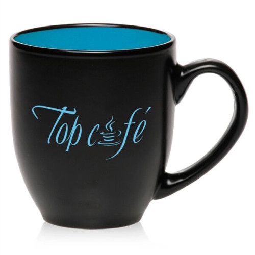 16 oz. Bistro Two-Tone Ceramic Custom Mugs
