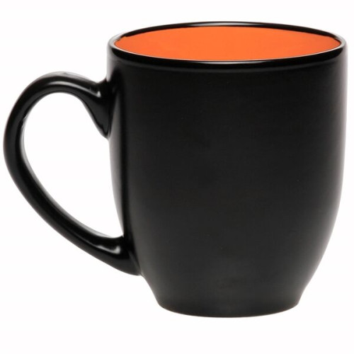 16 oz. Bistro Two-Tone Ceramic Custom Mugs