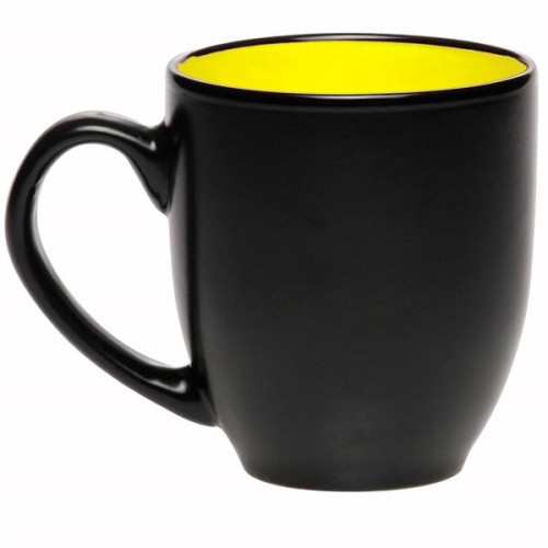 16 oz. Bistro Two-Tone Ceramic Custom Mugs