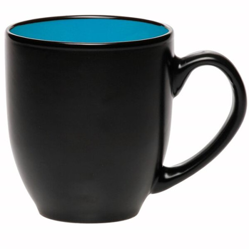 16 oz. Bistro Two-Tone Ceramic Custom Mugs