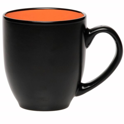 16 oz. Bistro Two-Tone Ceramic Custom Mugs