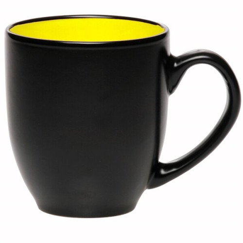 16 oz. Bistro Two-Tone Ceramic Custom Mugs