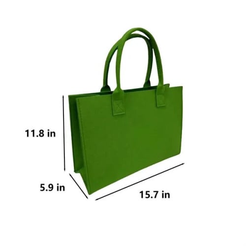 Spacious Felt Tote Bag