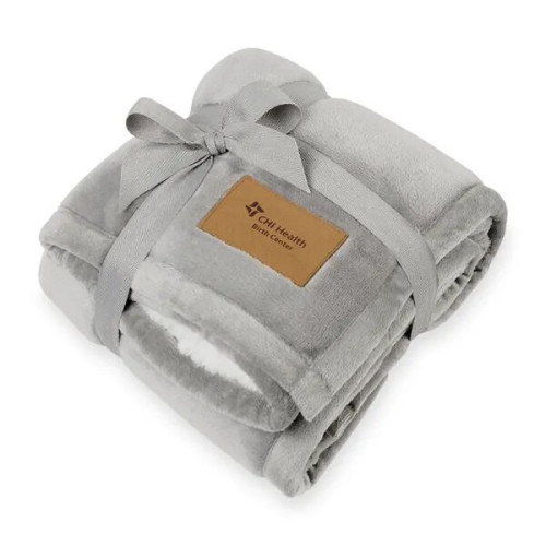 Minkie Sherpa Recycled Polyester Baby Blanket